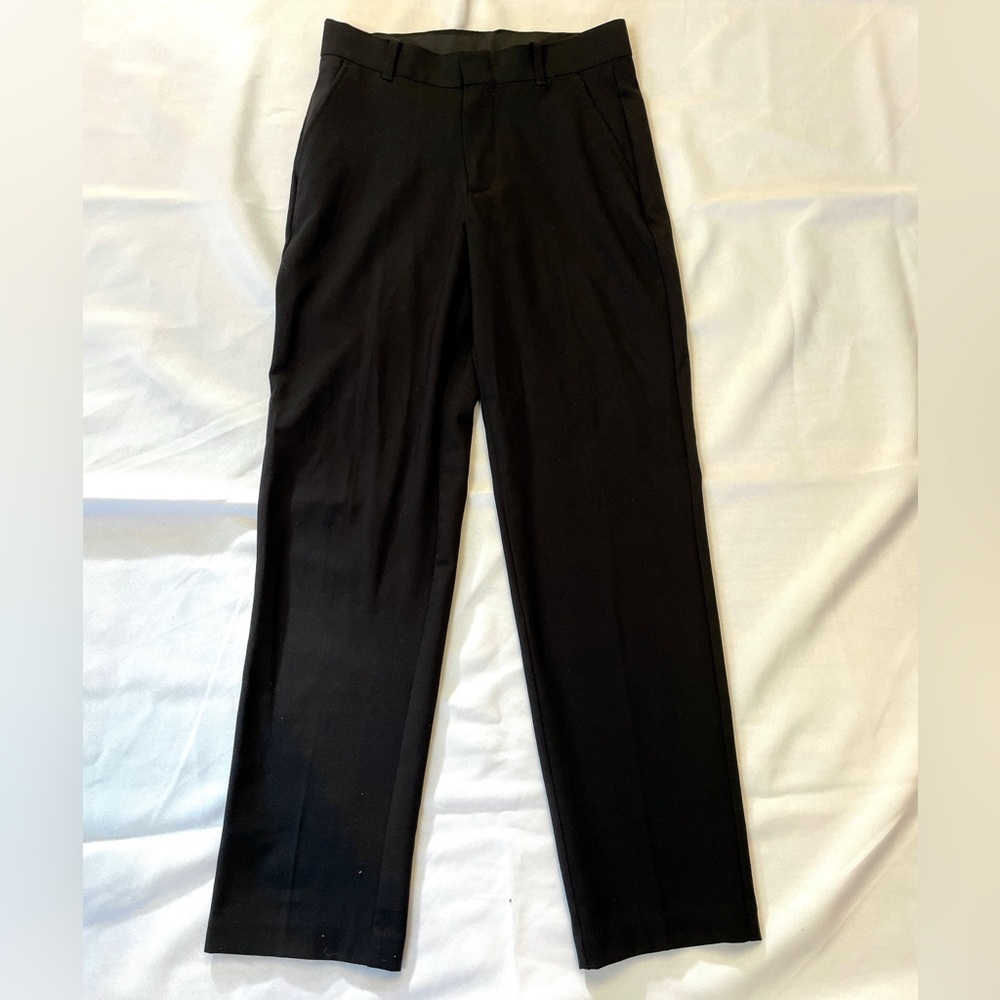 Van Heusen Boys’ Black Flex Stretch Dress Pants, size 12 regular